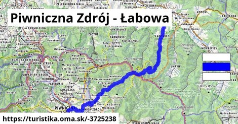 Piwniczna Zdrój - Łabowa