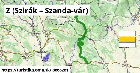 Z (Szirák – Szanda-vár)