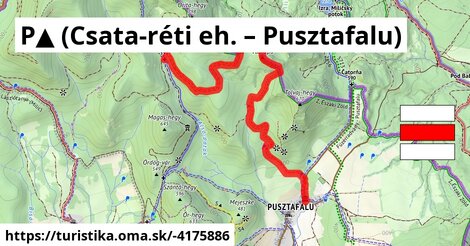 P▲ (Csata-réti eh. – Pusztafalu)