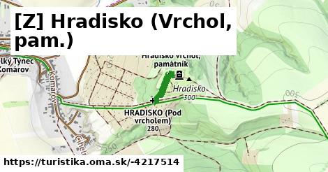 [Z] Hradisko (Vrchol, pam.)