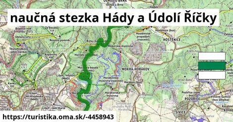 naučná stezka Hády a Údolí Říčky