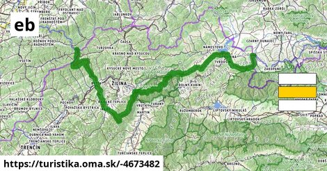 Medzinárodná horská turistická pešia trasa Eisenach–Budapešt (Slovensko západ)