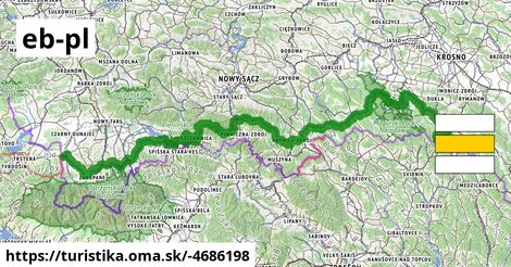 Medzinárodná horská turistická pesia trasa Eisenach–Budapešt (Poľsko východ)