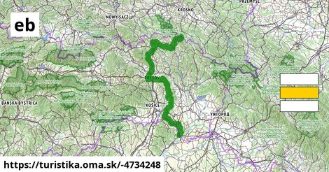 Medzinárodná horská turistická pesia trasa Eisenach–Budapešt (Slovensko východ)