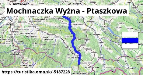 Mochnaczka Wyżna - Ptaszkowa