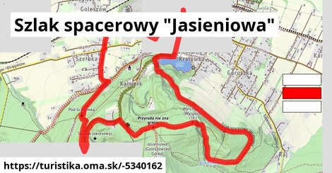 Szlak spacerowy "Jasieniowa"