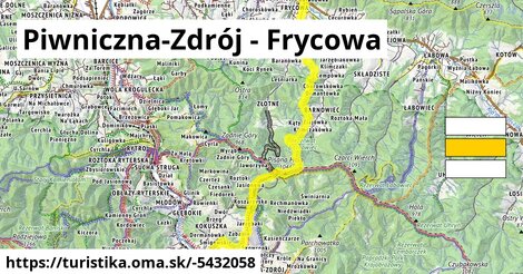 Piwniczna-Zdrój - Frycowa