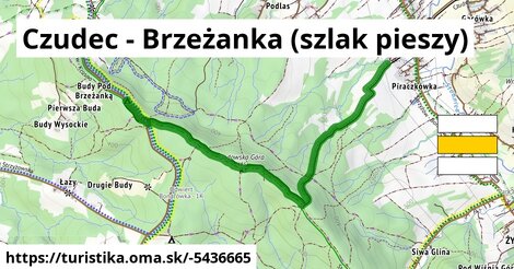 Czudec - Brzeżanka (szlak pieszy)