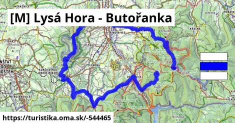 [M] Lysá Hora - Butořanka
