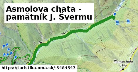 Asmolova chata - pamätník J. Švermu