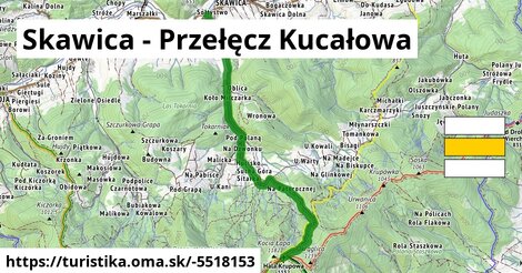 Skawica - Przełęcz Kucałowa