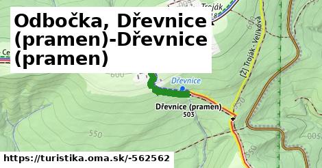 Odbočka, Dřevnice (pramen)-Dřevnice (pramen)