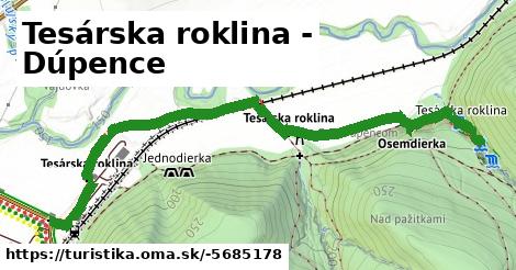 Tesárska roklina - Dúpence