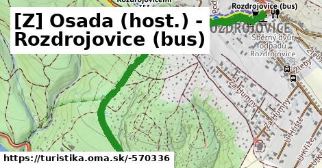 [Z] Osada (host.) - Rozdrojovice (bus)