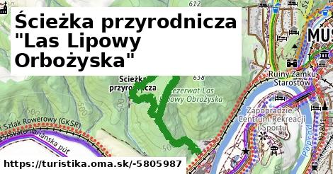 Ścieżka przyrodnicza "Las Lipowy Orbożyska"