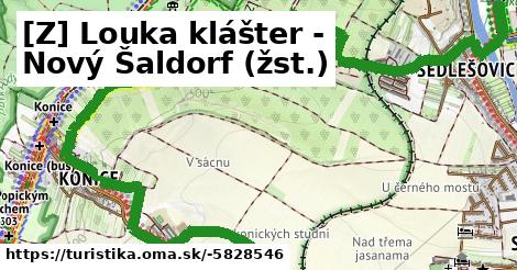 [Z] Louka klášter - Nový Šaldorf (žst.)
