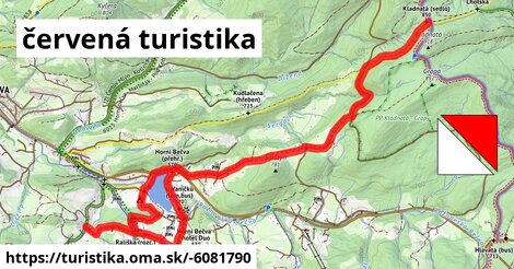 červená turistika