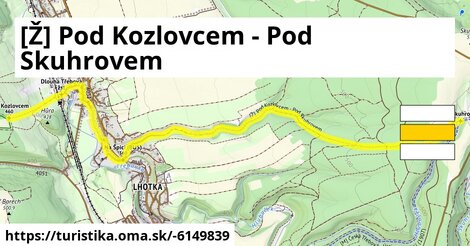 [Ž] Pod Kozlovcem - Pod Skuhrovem