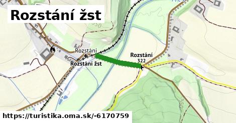 Rozstání žst