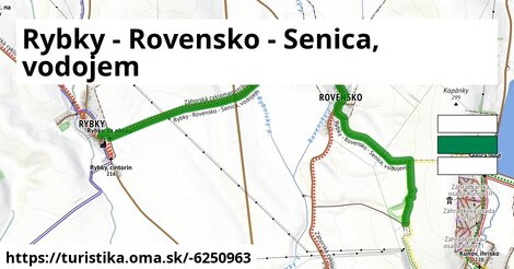 Rybky - Rovensko - Senica, vodojem