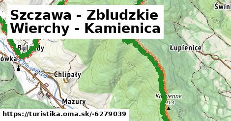 Szczawa - Zbludzkie Wierchy - Kamienica