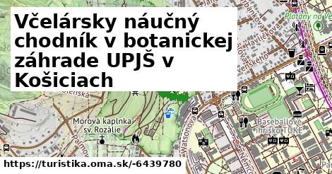 Včelársky náučný chodník v botanickej záhrade UPJŠ v Košiciach