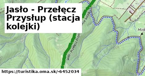 Jasło - Przełęcz Przysłup (stacja kolejki)