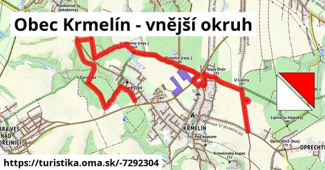 Obec Krmelín - vnější okruh
