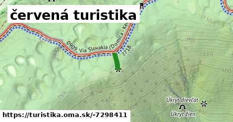 červená turistika