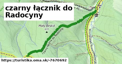 czarny łącznik do Radocyny