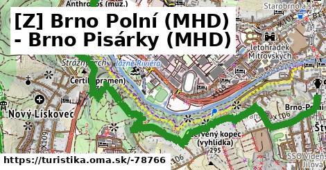[Z] Brno Polní (MHD) - Brno Pisárky (MHD)