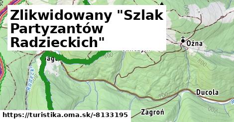 Zlikwidowany "Szlak Partyzantów Radzieckich"