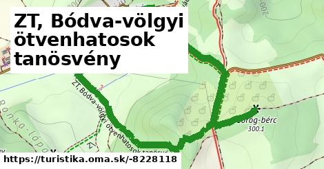 ZT, Bódva-völgyi ötvenhatosok tanösvény