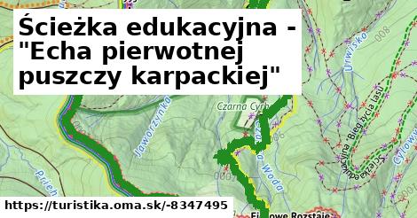 Ścieżka edukacyjna - "Echa pierwotnej puszczy karpackiej"