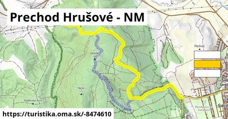 Prechod Hrušové - NM