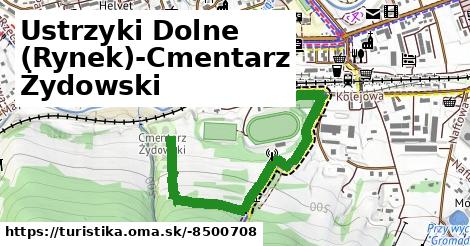 Ustrzyki Dolne (Rynek)-Cmentarz Żydowski