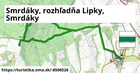 Smrdáky, rozhľadňa Lipky, Smrdáky