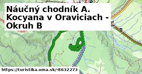 Náučný chodník A. Kocyana v Oraviciach - Okruh B