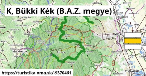 K, Bükki Kék (B.A.Z. megye)