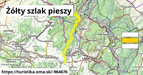 Żółty szlak pieszy