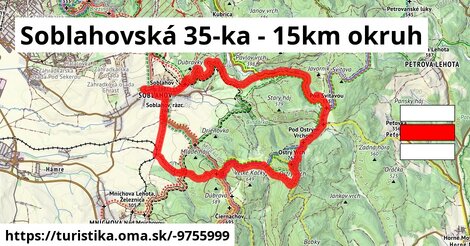 Soblahovská 35-ka - 15km okruh