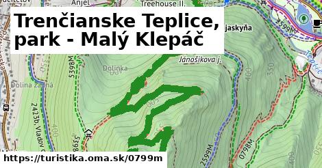 Trenčianske Teplice, park - Malý Klepáč