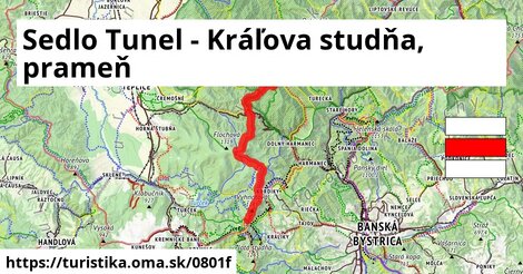 Sedlo Tunel - Kráľova studňa, prameň