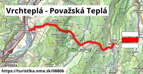 Vrchteplá - Považská Teplá