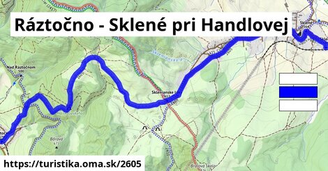 Ráztočno - Sklené pri Handlovej