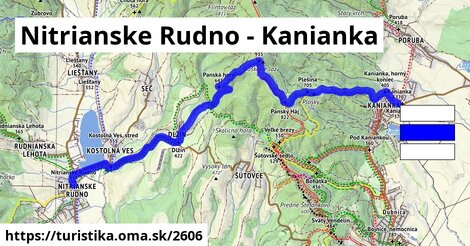 Nitrianske Rudno - Kanianka