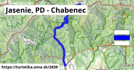 Jasenie, PD - Chabenec