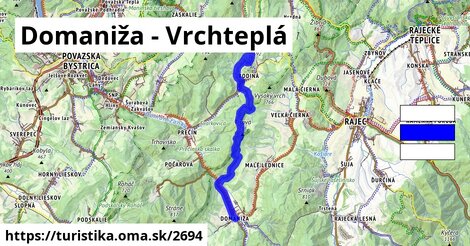 Domaniža - Vrchteplá