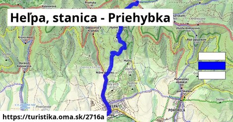 Heľpa, stanica - Priehybka