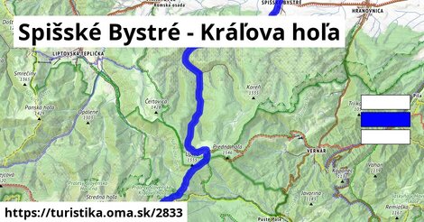 Spišské Bystré - Kráľova hoľa